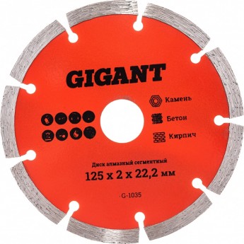 Сегментный алмазный диск GIGANT G-1035
